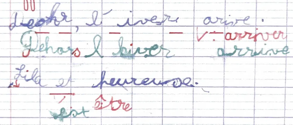 Difficultés d’apprentissage de l'écriture à Pontarlier